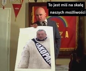 Najlepsze memy z białym misiem z Krupówek!