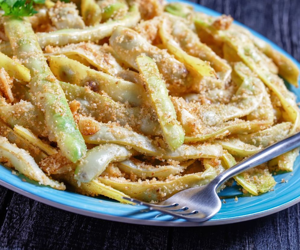 fasolka szparagowa ze zdrową zasmażką