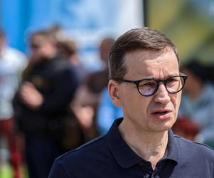 Premier Morawiecki otworzył miasteczka kontenerowe w Ukrainie.