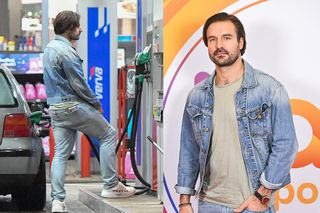 Piotr Stramowski jeździ starym Golfem