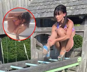 Tak się wygina żona Baldwina. Hilaria Baldwin to kobieta-guma