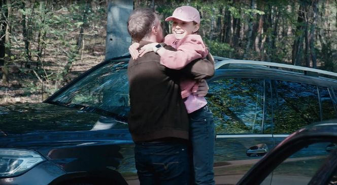 M jak miłość odc. 1873. Bartek (Arkadiusz Smoleński), Hania (Wiktoria Basik)