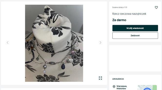Oddam za darmo w Warszawie. Czego warszawiacy pozbywają się z domu? Oto najciekawsze aukcje z OLX!