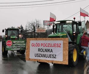 Protest rolników w naszym regionie 