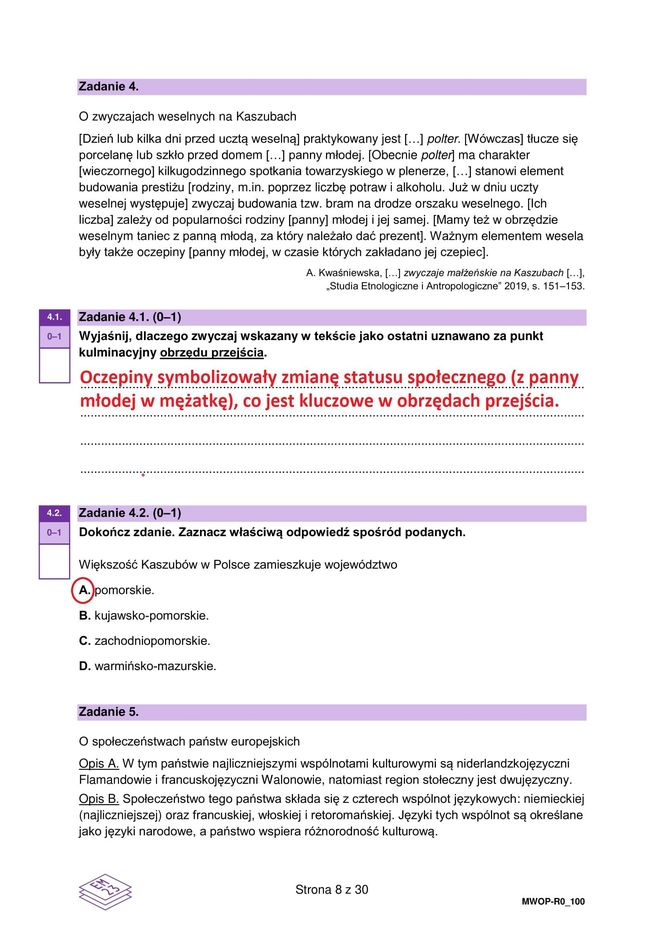 Matura 2025: WOS poziom rozszerzony. ODPOWIEDZI 13.05.2025 [FORMUŁA 2023]