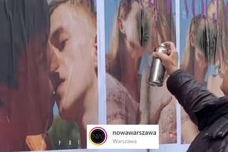 Zamazał plakaty z całującymi się parami jednopłciowymi - społeczność LGBT+ odpowiedziała akcją