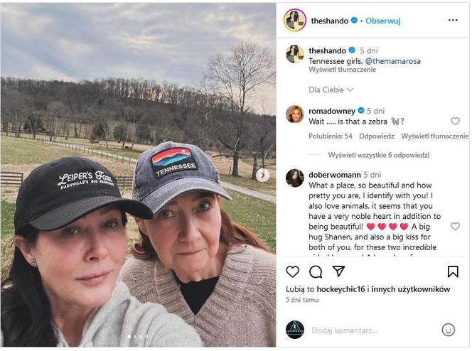 Cód w leczeniu? Shannen Doherty pokazała nowe zdjęcie