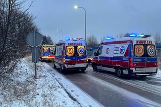 9 osób rannych po zderzeniu czołowym autobusu miejskiego z busem 