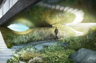 Dom z grotą, proj. BXB Studio