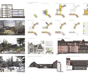 Ośrodek Rewita w Kościelisku od nowa: projekt modernizacji sanatorium Dłuskich w Kościelisku