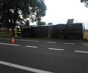 Wypadek autokaru w Chromnej pod Siedlcami