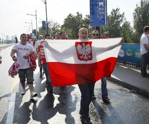 Kibice przed meczem Polska - Grecja