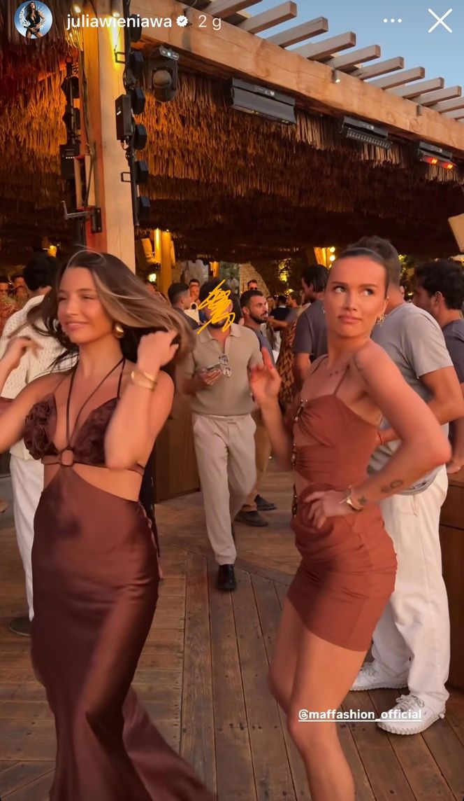 Julia Wieniawa i Maffashion na Mykonos w Grecji