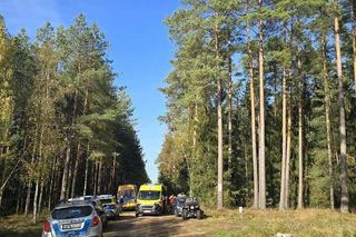 Starszy pan zgubił się w lesie