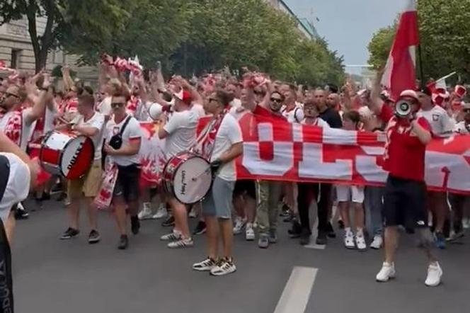 Kibice reprezentacji Polski w Berlinie