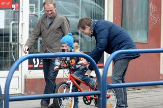 Donald Tusk z synem Michałem, 2015r.