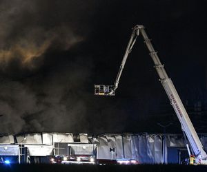 Pożar w przetwórni drobiu na Kaszubach