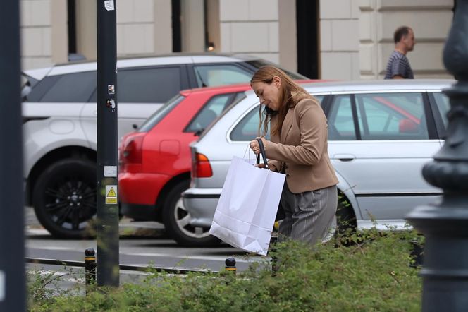 Minister Katarzyna Pełczyńska-Nałęcz na zakupach. 