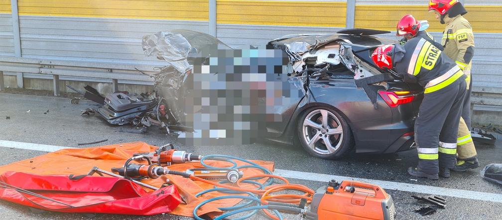 Koszmarny wypadek na A1 koło Turzna! Nie żyje 40-latek