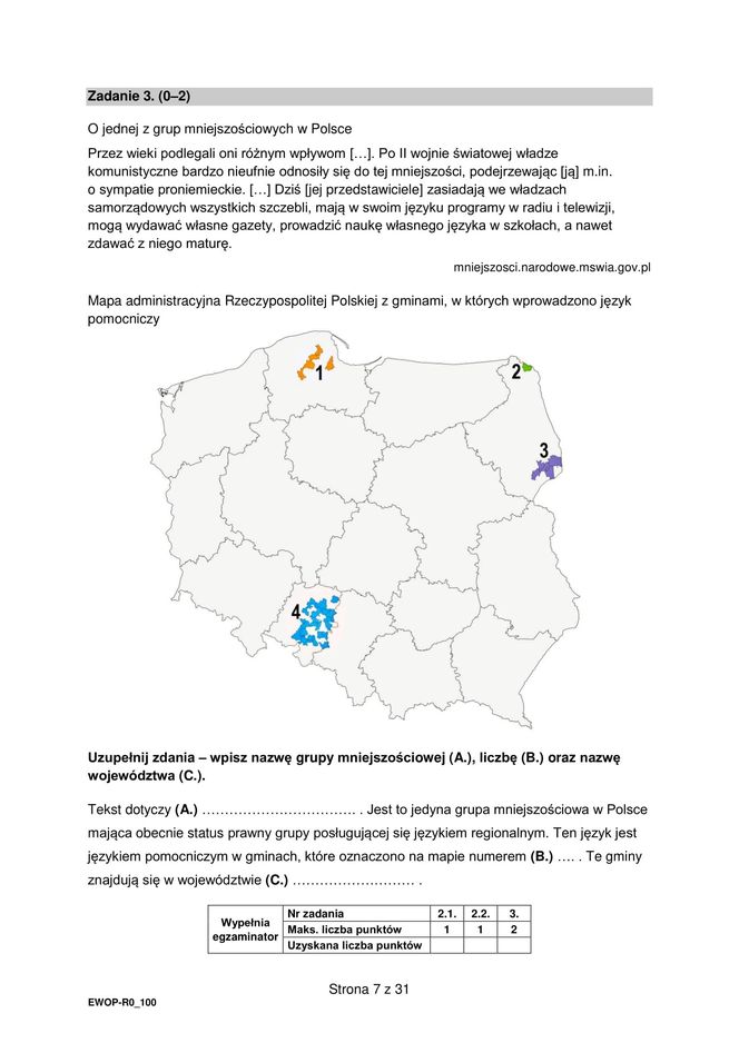 Matura 2025: WOS poziom rozszerzony 13.05.2025. ARKUSZE CKE [Formuła 2015]	