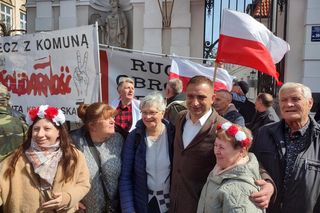 Politycy na marszu z okazji 1000-lecia Królestwa Polskiego