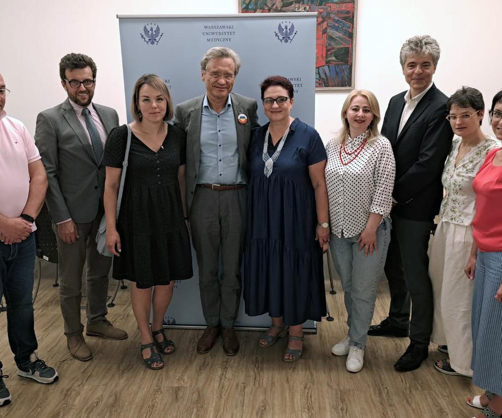  Delegacja z Iwano-Frankowskiego Narodowego Uniwersytetu Medycznego oraz przedstawiciele WUM