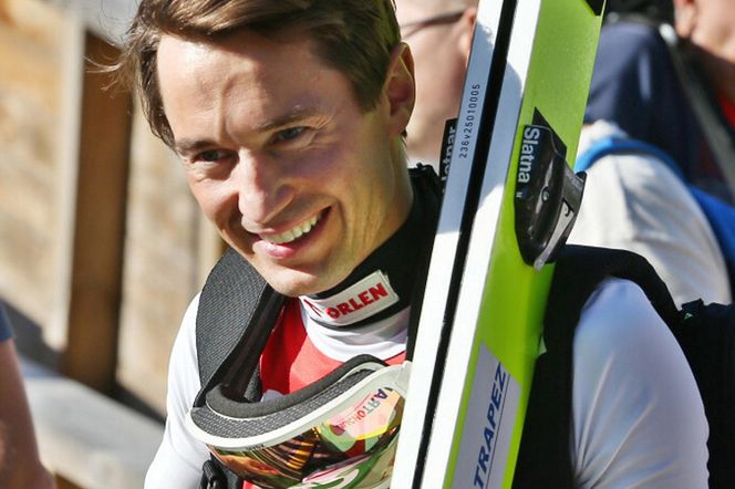 Kamil Stoch podczas konkursu indywidualnego mistrzostw Polski w skokach narciarskich