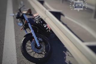 Tragiczna śmierć motocyklisty na autostradzie. Maszyna zakleszczyła się pod barierką