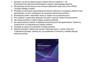 Matura 2025 - matematyka rozszerzona