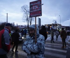 Protest kielczan przeciw budowie S74