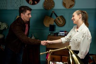 Barwy szczęścia odc. 2708. Tomasz Kępski (Jakub Sokołowski), Oliwka (Wiktoria Gąsiewska)