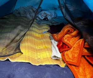 ​Pokłócił się z rodzicem, zamieszkał w namiocie w Gostyniu