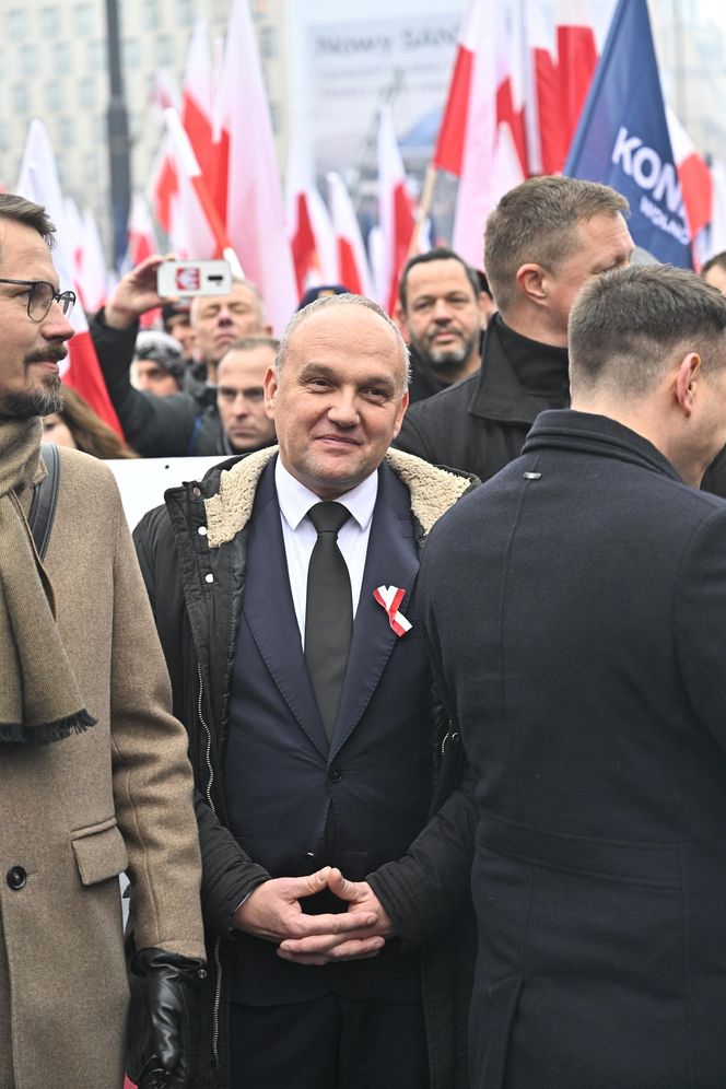 Politycy na Marszu Niepodległości 2024