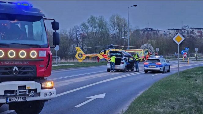 Gostynin. Senior przejechał matkę z dwójką dzieci! Dramatyczna akcja ratunkowa