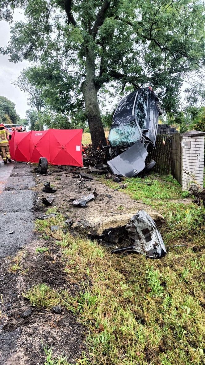 Tragiczny wypadek w Ślęzanach w gminie Lelów