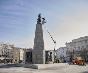 Pomnik Tadeusza Kościuszki na Placu Wolności w Łodzi będzie wyglądał jak nowy