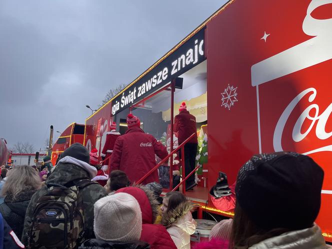 Tłumy w Galerii Kazimierz. Świąteczna ciężarówka Coca-Coli zawitała do Krakowa