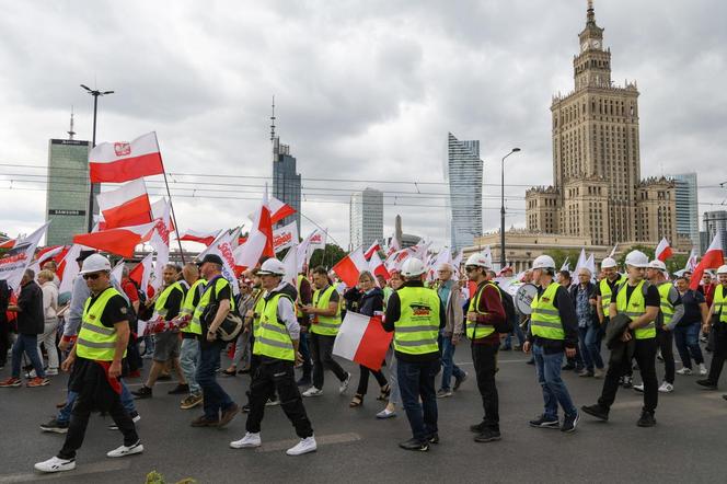 Protest w Warszawie 