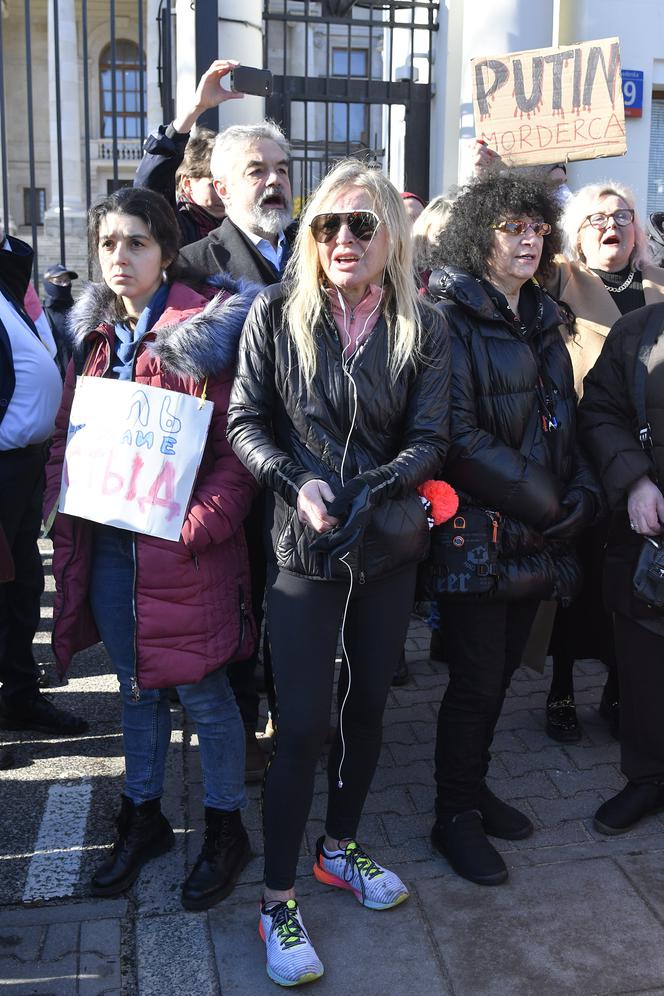 Protest pod Ambasadą Rosji