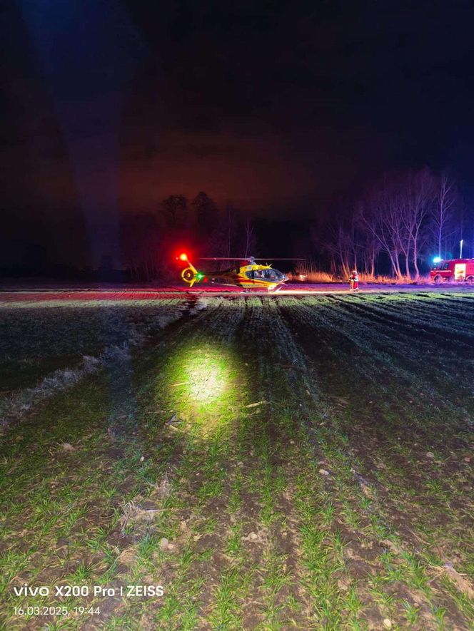 Tragedia na drodze. 21-latek wpadł motocyklem w drzewo. Nie miał szans