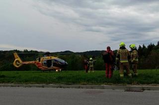 Wypadek w Skamieniałym Mieście w Ciężkowicach