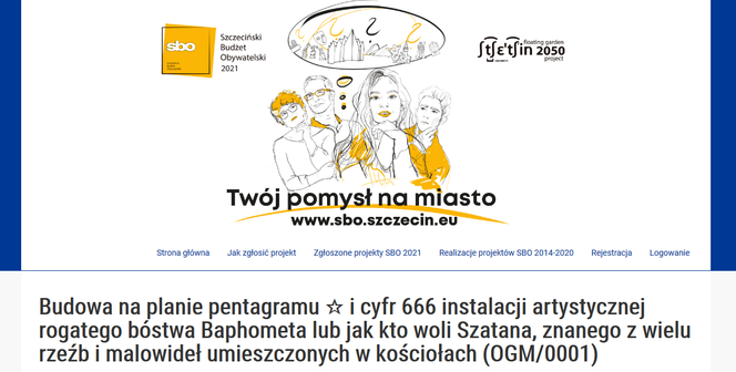 Nietypowy projekt w Szczecińskim Budżecie Obywatelskim