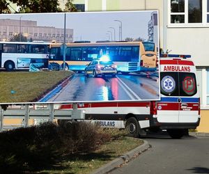 Zderzenie dwóch autobusów w Słupsku. Są poszkodowani! Utrudnienia dla kierowców