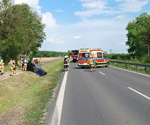 Wypadek niedaleko Kąkolewa 