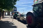 Protest rolników pod Zachodniopomorskim Urzędem Wojewódzkim w Szczecinie