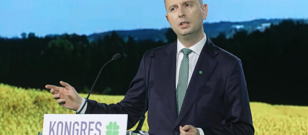Władysław Kosiniak-Kamysz przemawia na kongresie PSL