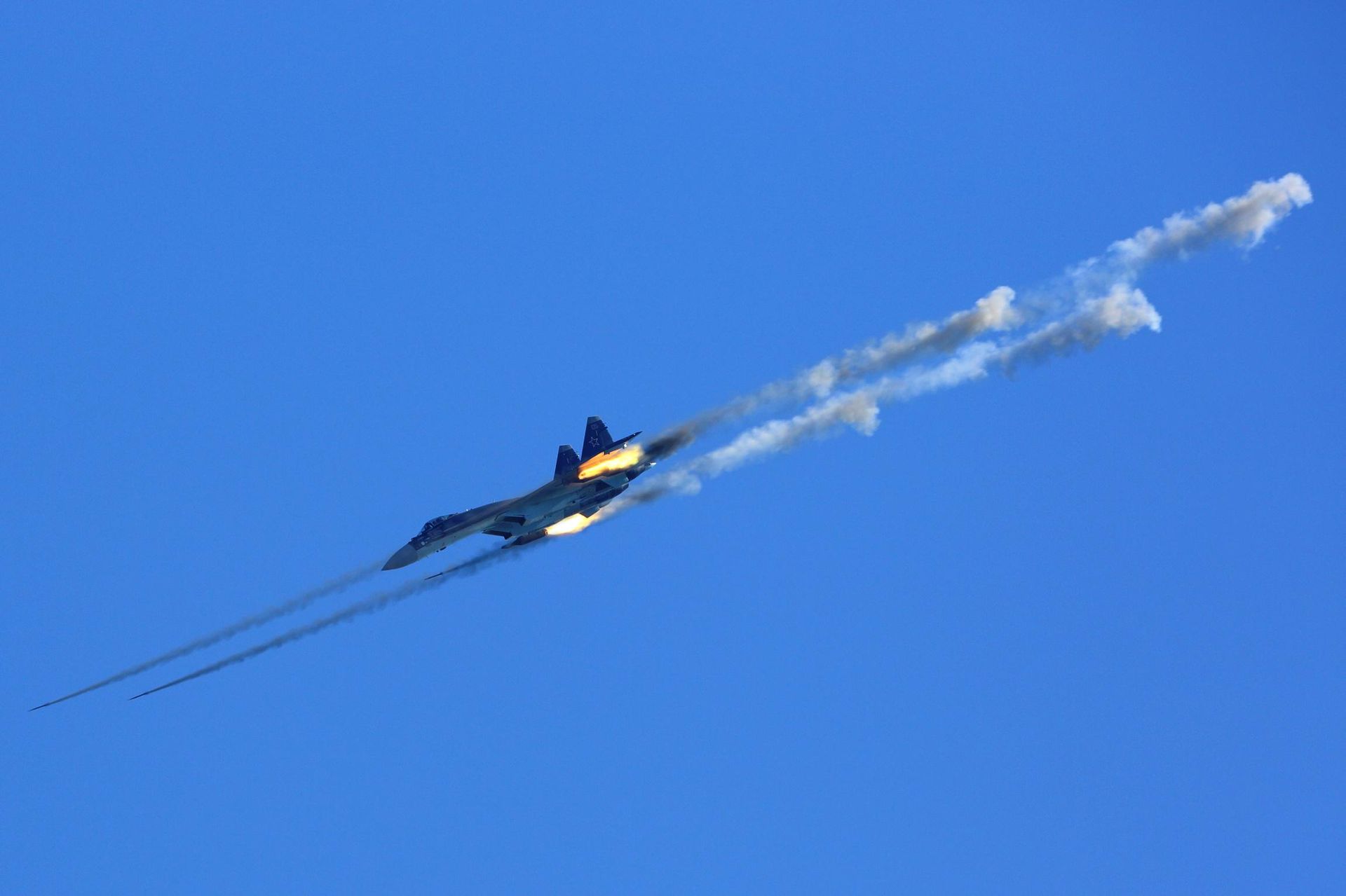 Rosyjski samolot Su-35 