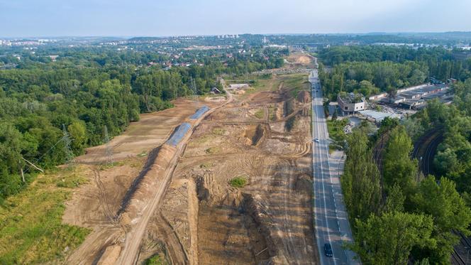 Budowa trasy S7 za granicą województwa świętokrzyskiego. Zobacz nowe zdjęcia (lipiec 2023)