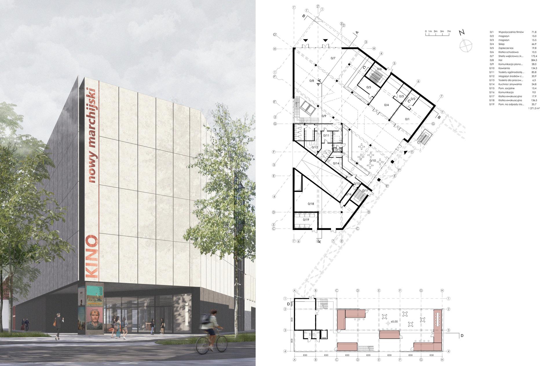 Nowy Marchijski - projekt ośrodka kultury i integracji na terenie zabytkowego dworca