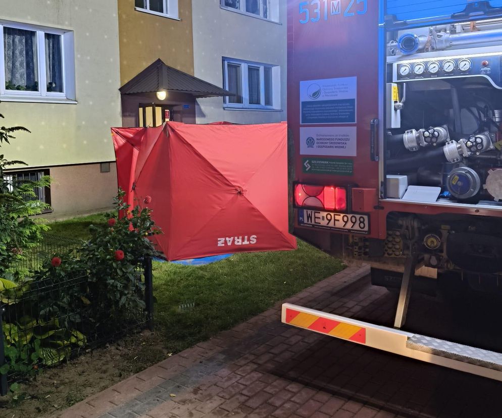 Ojciec i syn zginęli w ogniu. Dramatyczny pożar domu w Nowym Dworze Mazowieckim